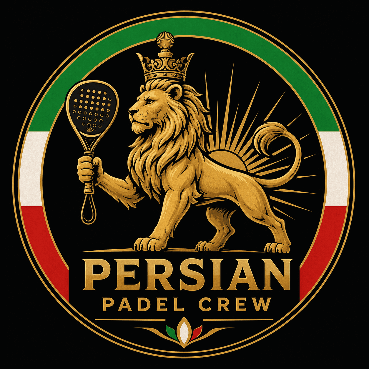 Persian Padel Crew Logo